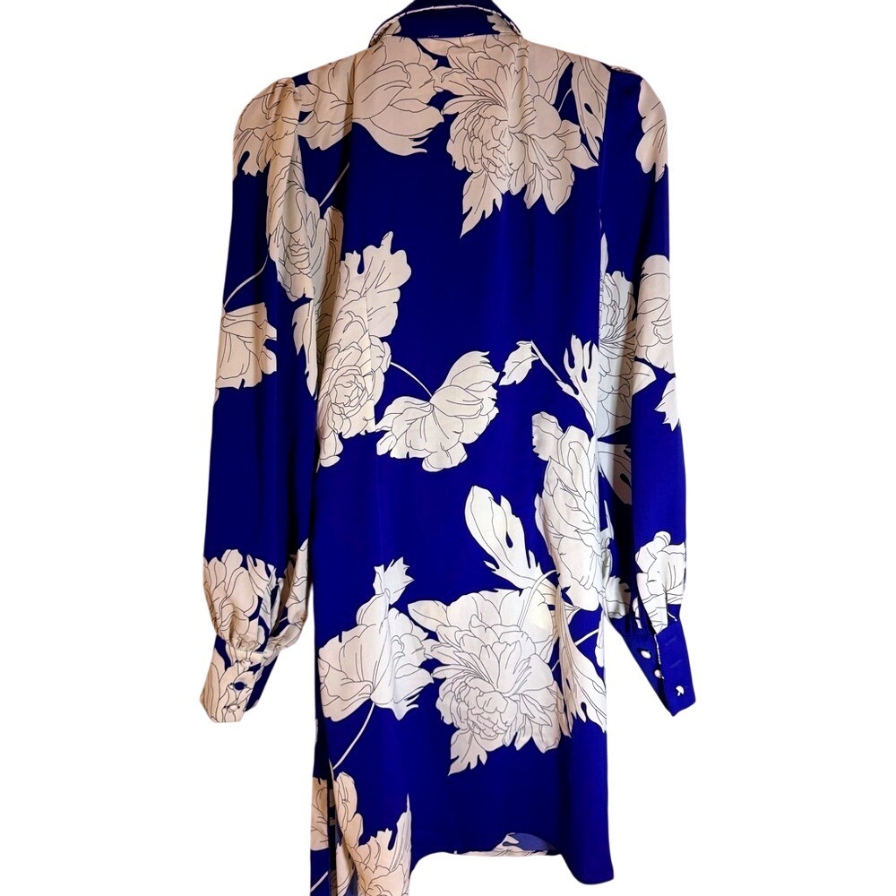 Luxxel‎ floral long-sleeve wrap dress, Medium - Picture 8 of 11